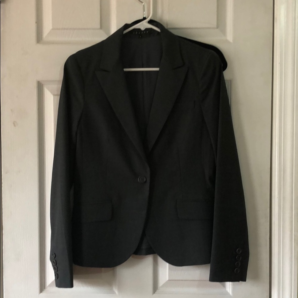 Theory Gray Blazer Jacket